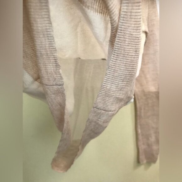 Ted Baker NEW Intarsia Cotton Linen Lightweight Color Block V Neck Sweater Top S - Picture 10 of 16